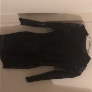 Black body-con dress